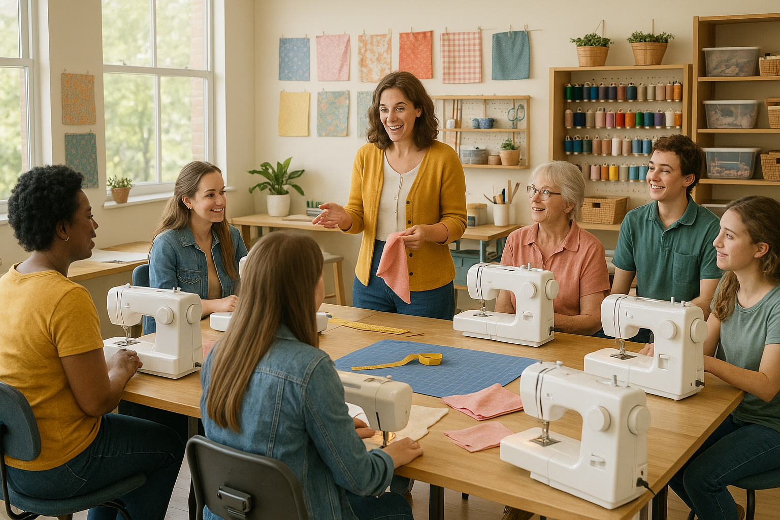 atelier de couture cours en groupe